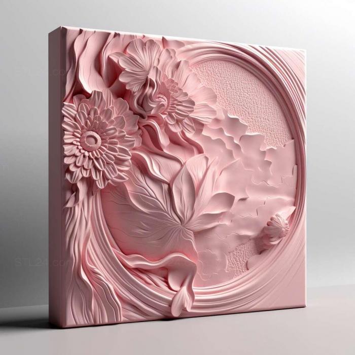 Patterns and decorations (stl light pink 4, PATTERN_2028) 3D models for cnc